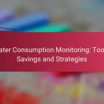 Water Consumption Monitoring: Tools, Savings and Strategies